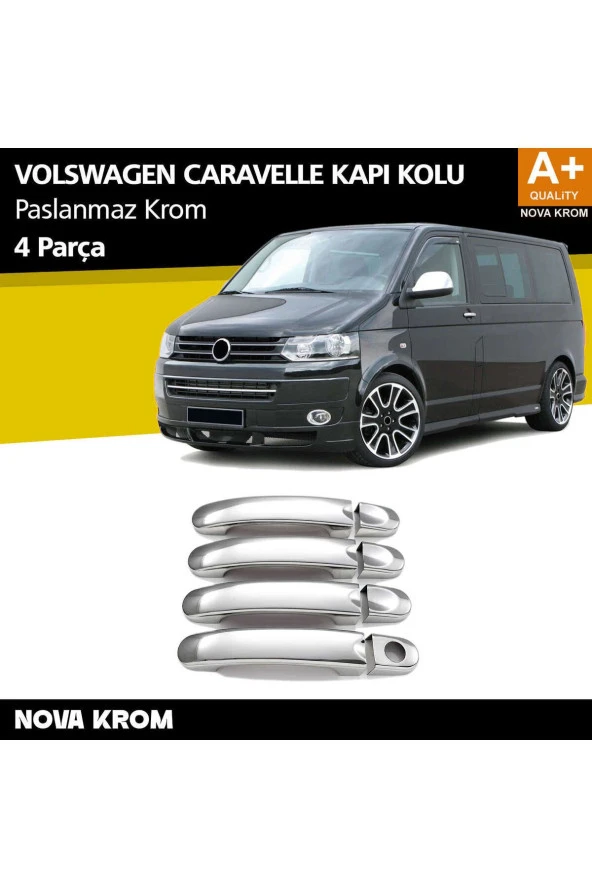 VW T5 Caravelle Krom Kapı Kolu 4 Kapı 2004 Üzeri ürün görseli 1