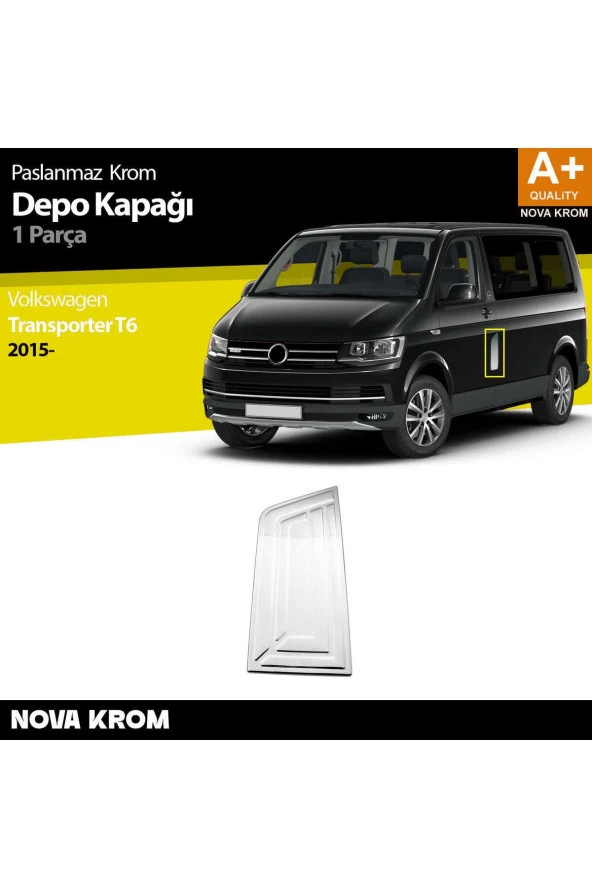 VW T6 Transporter Krom Depo Kapağı 2015 Üzeri ürün görseli 1