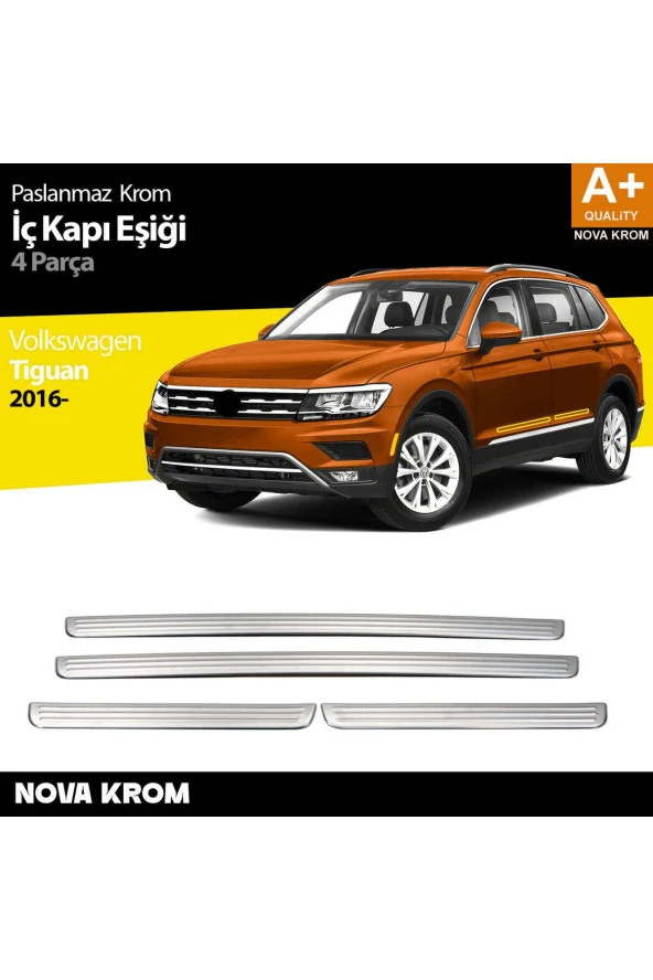 VW Tiguan Krom İç Kapı Eşiği 4 Prç. 2016 Üzeri ürün görseli 1