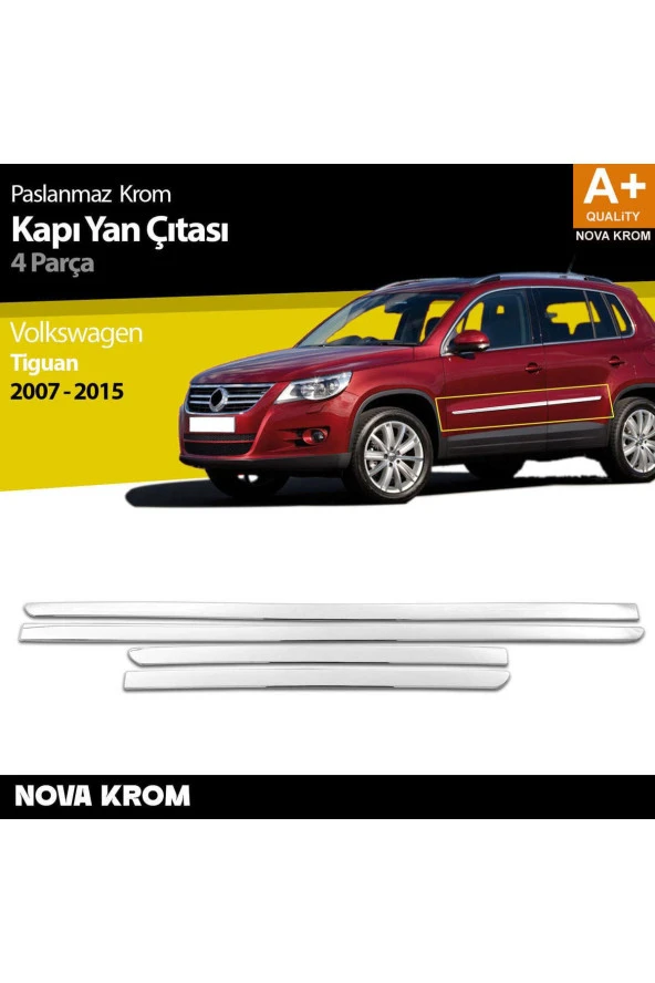 VW Tiguan Krom Kapı Yan Çıtası 2007-2015 ürün görseli 1