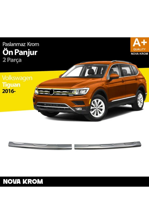 VW Tiguan Krom Ön Panjur 2 Prç. 2016-2020 ürün görseli 1