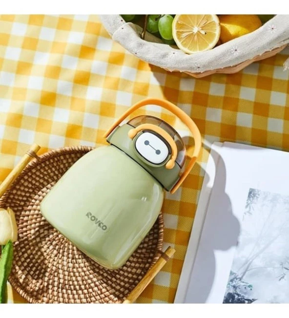 Rovco Çelik Matara 1000Ml Yeşil - Resim 5