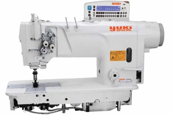 Yuki YK-8720D-405 Çift İğ Büyük Mekik İptalsiz İplik Kes. Mik. Yağ. D.Drive (Kalın Mat. İçin) ürün görseli 1