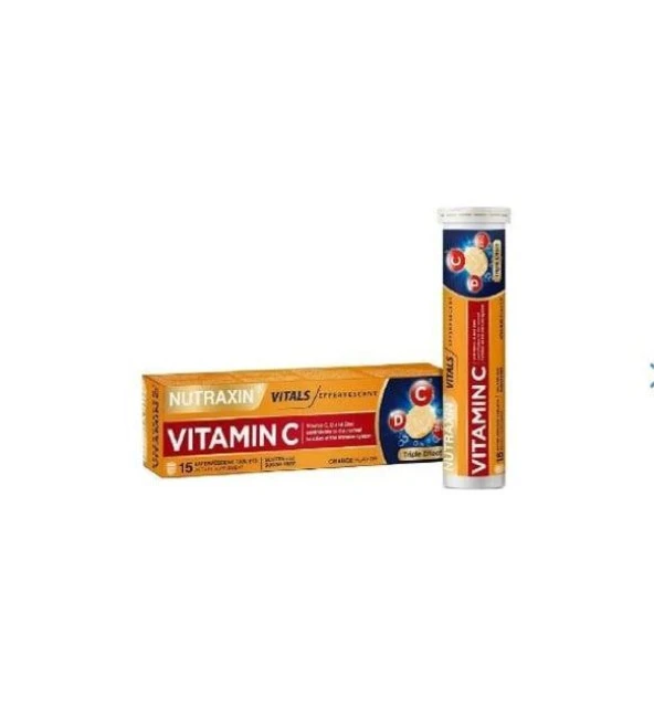 NUTRAXIN EFERVESAN C VITAMINI 15 TABLET ürün görseli 1