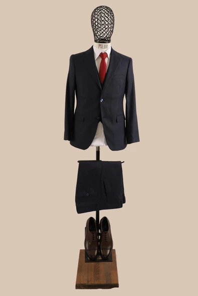 Yelekli Takım Elbise Slim Fit ürün görseli 1