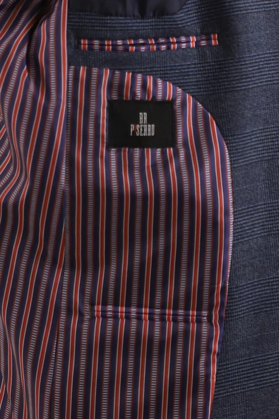 Slim Fit Tek Ceket - Resim 5