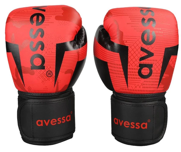 Avessa Ring-314 Boks Eldiveni Kırmızı 14 Oz - Resim 2