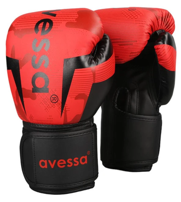 Avessa Ring-314 Boks Eldiveni Kırmızı 14 Oz - Resim 3