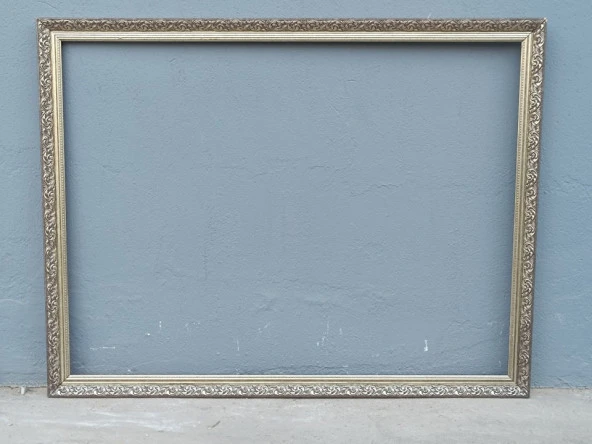 Sarı Yaldız İşlemeli Dekoratif Çerçeve 102x132cm 014 ürün görseli 1