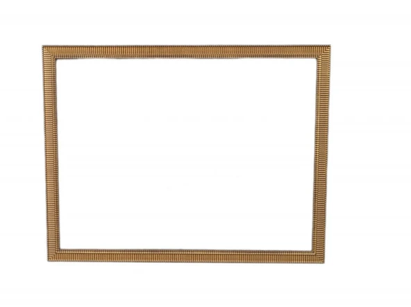 Sarı Yaldız İşlemeli Dekoratif Çerçeve 103x133cm 015 ürün görseli 1