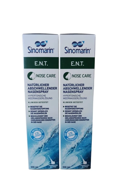 Sinomarin E.n.t. - Deniz Suyu Spreyi 200 Ml 2 adet ( - Resim 2