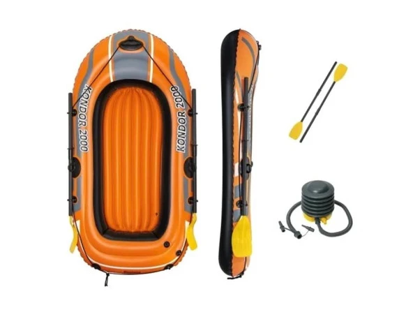 Bestway Hydro-Force Kondor 2000 Şişme Bot Set 196x114 cm - Resim 4