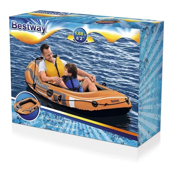 Bestway Hydro-Force Kondor 2000 Şişme Bot Set 196x114 cm - Resim 6