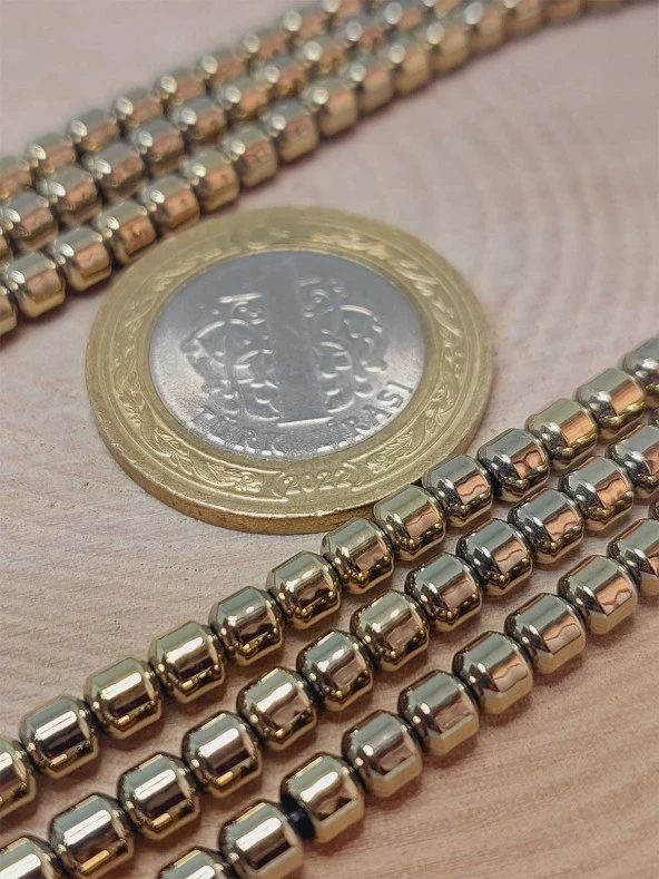 Hematit Taşı Dizi 3.5*3.5mm (48214) - Resim 2