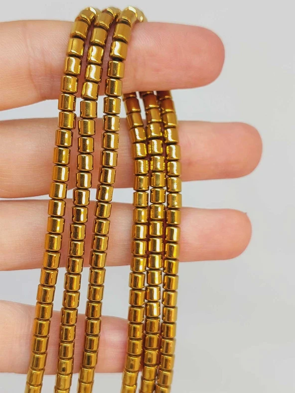 Hematit Taşı Dizi 3.5*3.5mm (48220) ürün görseli 1