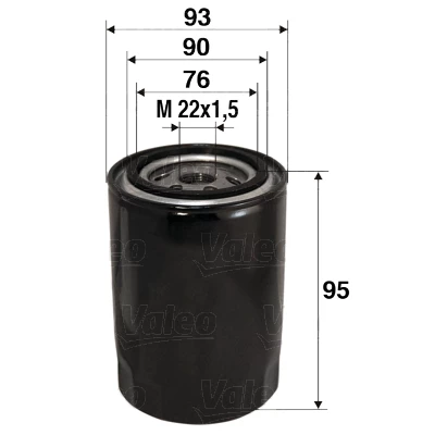 YAĞ FİLTRESİ FIESTA 1.8DI-FOCUS 1.8TDCI-1.8DI/TDDİ-1.8T-CONNECT 02 14 1.8TDCI TRANSIT T15-T12 2.5TD 95 01 ürün görseli 1