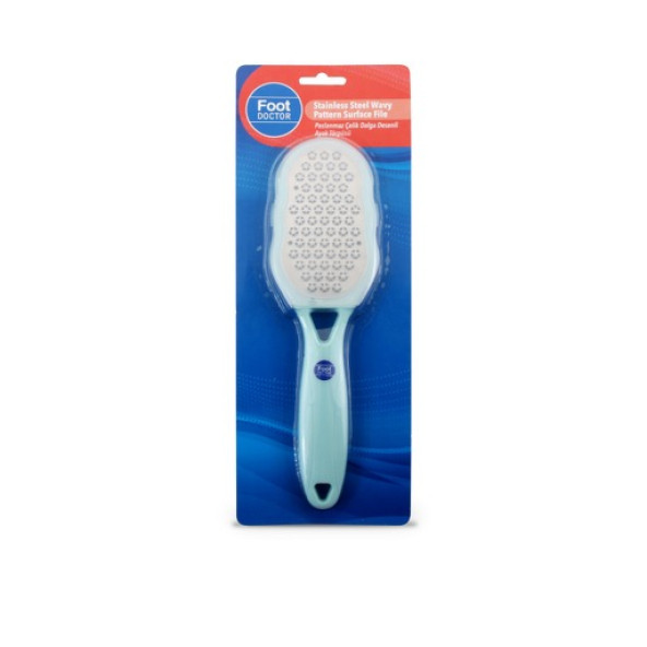 FOOT DOCTOR PASLANMAZ ÇELİK DALGA DESENLİ AYAK TÖRPÜSÜ FD 0038 ürün görseli 1