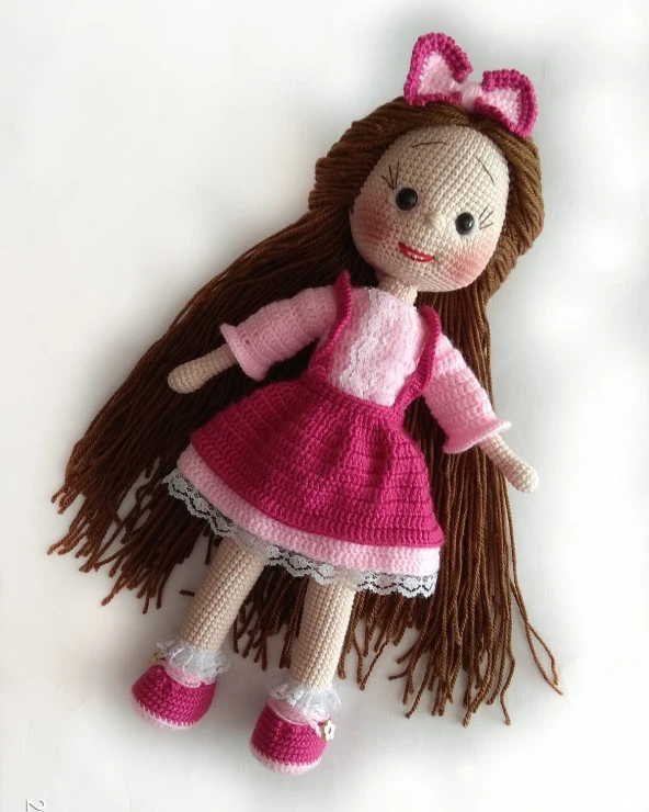 Zeyniş Bebek Amigurumi Organik Oyuncak ürün görseli 1