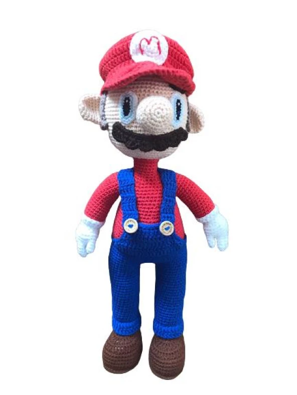 Mario Bebek Amigurumi Organik Oyuncak ürün görseli 1
