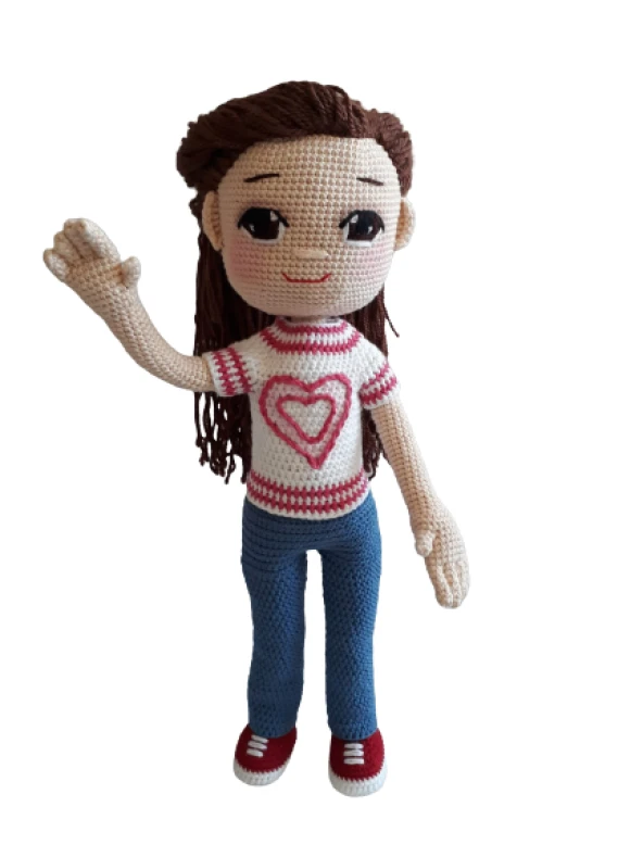 Pırılım Bebek Amigurumi Organik Oyuncak ürün görseli 1
