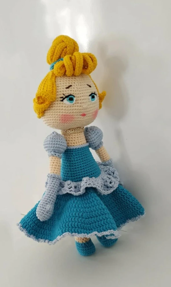 Hanım Bebek Amigurumi Organik Oyuncak ürün görseli 1