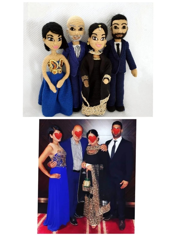 Kişiye Özgü Tasarım Bebek Amigurumi Organik Oyuncak ürün görseli 1