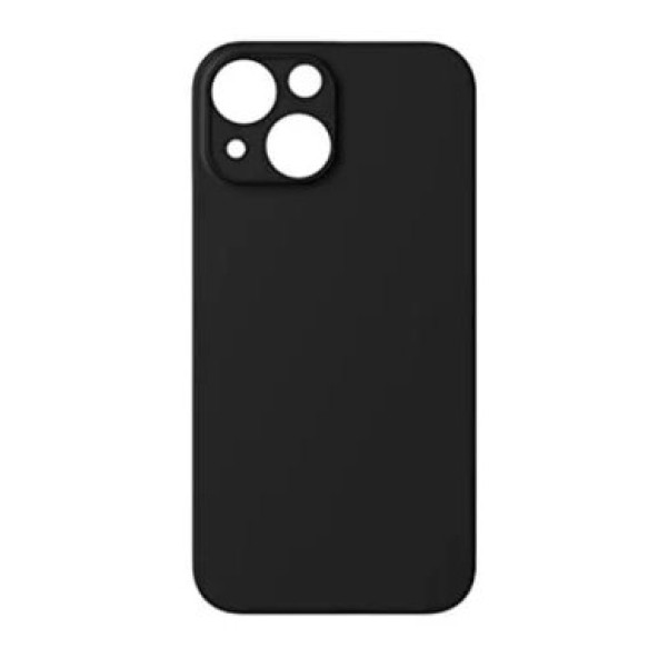 Apple iPhone 13 Uyumlu Ruber Case Yumusak Slikon Kilif Siyah Kadife Hissiyatlı ürün görseli 1