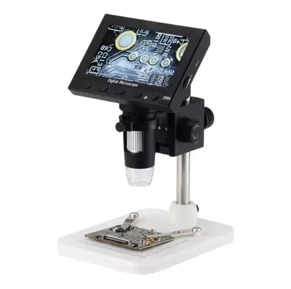 Nikula- 1000X 2.0MP USB dijital elektronik mikroskop 8 LCD ekran VGA büyüteç Dm4-s ürün görseli 1