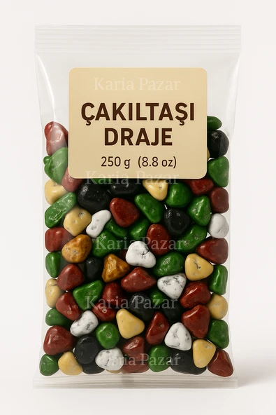 Çakıltaşı Draje Çikolata 250 g | Renkli Taş Görünümlü Atıştırmalık ürün görseli 1