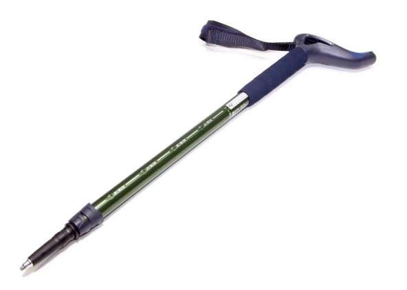 Doğada Yürüyüş Batonu - Yeşil Forclaz 3 Teleskopik Parça Push Pin 90/95/100/105/110 cm FORCLAZ Meridyendukkan ürün görseli 1