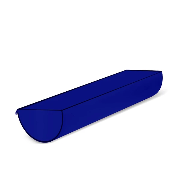 Zero Masaj Pozisyon Yastığı Yarım 25cm x 40cm Mavi ürün görseli 1