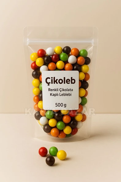 Çikoleb 500 g Renkli Çikolata Kaplı Leblebi ürün görseli 1