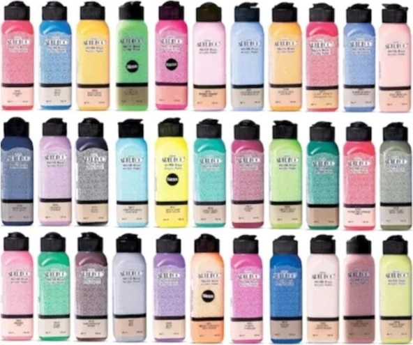 Artdeco Akrilik Boya Seti 33 Renk x 140 ml ürün görseli 1