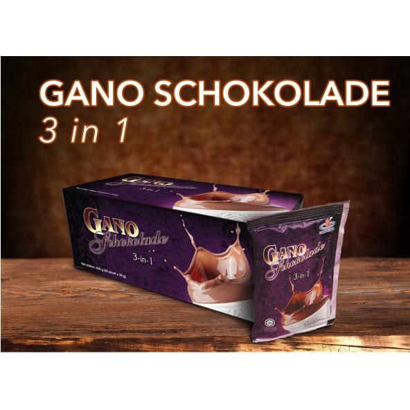 Gano Schokolade 3 in 1 Kakaolu ve Ganoderma Mantarlı İçecek ürün görseli 1