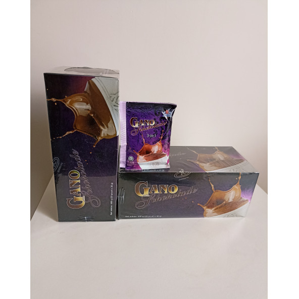 Gano Schokolade 3 in 1 Kakaolu ve Ganoderma Mantarlı İçecek 2'li Paket ürün görseli 1