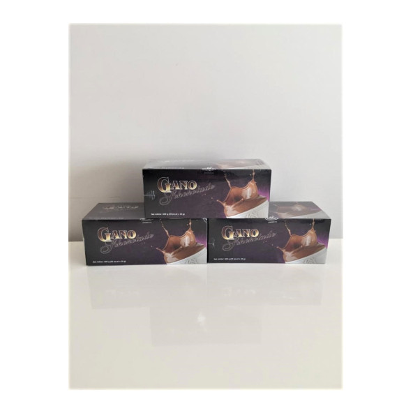 Gano Schokolade 3 in 1 Kakaolu ve Ganoderma Mantarlı İçecek 3'lü Paket ürün görseli 1