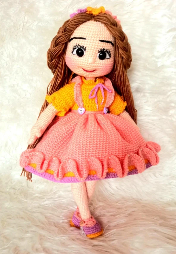 Sahra Bebek Amigurumi Organik Oyuncak ürün görseli 1