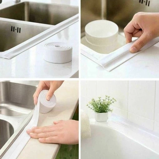 Pratik 145 Gr Beyaz Su Sızdırmaz Lavabo Kenar Bandı (3.2m) ürün görseli 1