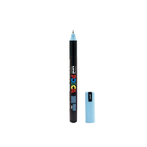 Uni-Ball Markör Boyama Posca Su Bazlı Poster 0.7 MM Açık Mavi (6 Lı Paket) ürün görseli 1