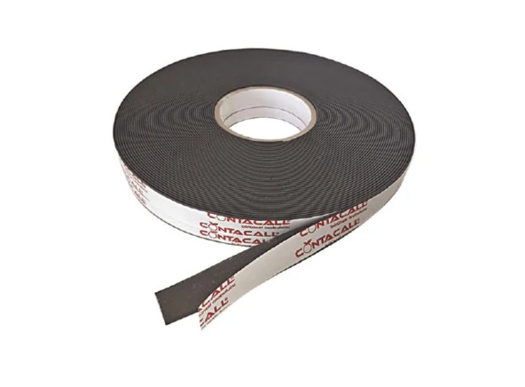 Contacall Yangın İntümesan Kapı Fitili Yangın Duman Contası 10mm genişlik 2 mm kalınlık 25 metre ürün görseli 1