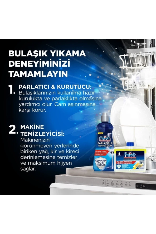 Finish Quantum 80 Tablet Bulaşık Makinesi Deterjanı - Resim 6