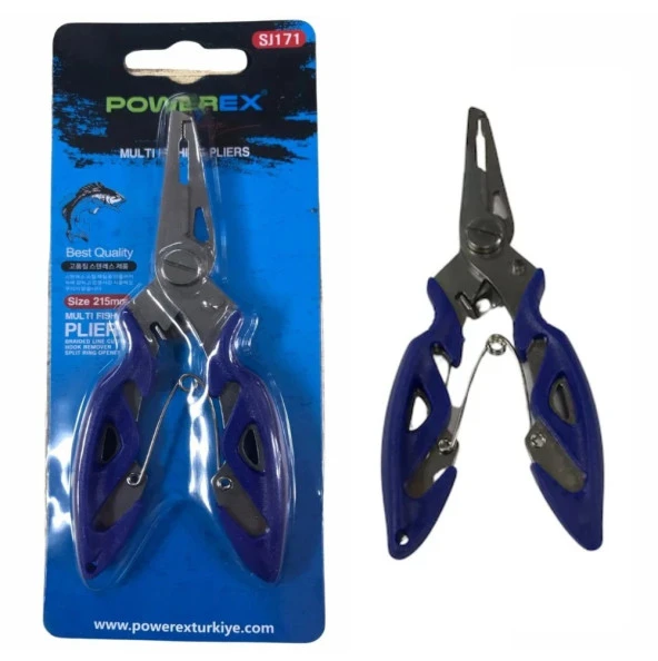 Powerex Balıkçı Pensesi Mavi 12,5 cm ürün görseli 1