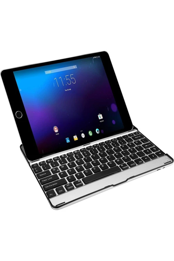 Kb650Btuk Siyah Bluetooth Aluminum Q Multimedia Kablosuz Klavye ürün görseli 1