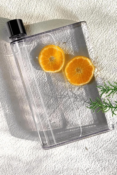 Perotti Sahara A5 MEMO 450ml Bottle Motivasyonel Su Matarası Notebook Sporcu Suluk Su Şişesi ürün görseli 1