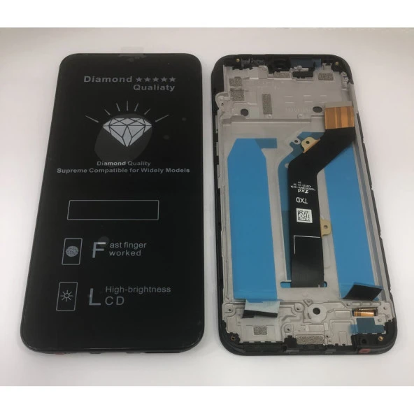 infinix Hot 10 Lite Dokunmatik Ekran Çıtalı (Siyah) ürün görseli 1