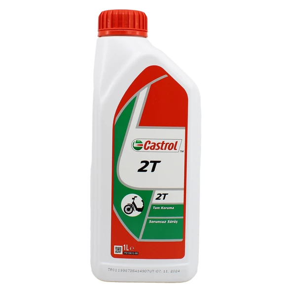 Castrol 2T 1 Lt 2 Zamanlı Mineral Bazlı Motosiklet Yağı ürün görseli 1
