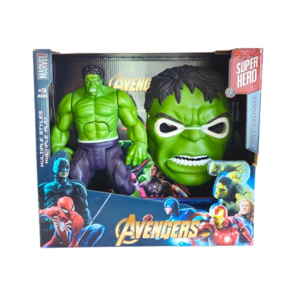 Ethem Oyuncak Hulk Maske ve Figürü 8818-15-16-17 ürün görseli 1