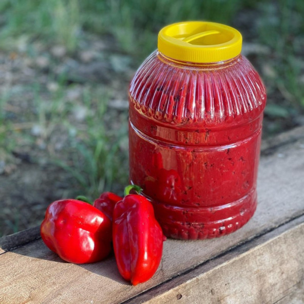Hatay Usulü Doğal  Biber Salçası 1 KG (Tatlı Biber) ürün görseli 1