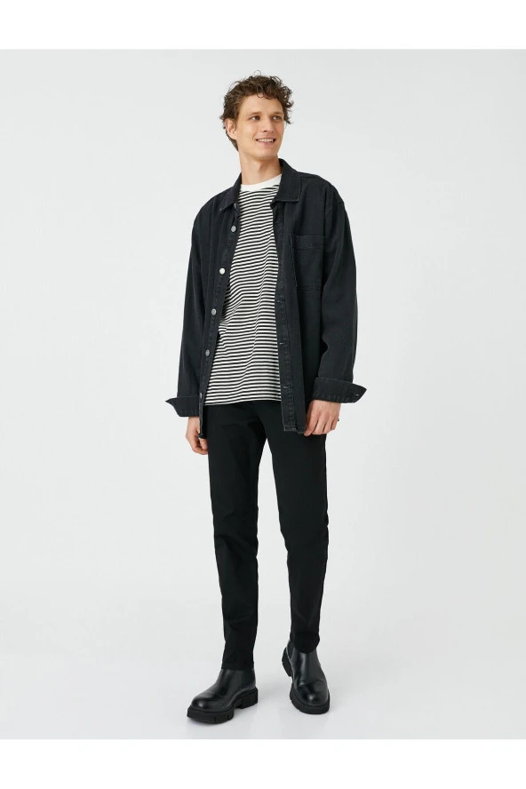 Slim Fit Kot Pantolon - Brad Jean - Resim 2