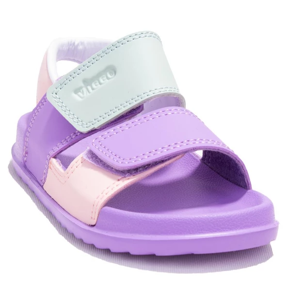 Vicco Krixi 321F23Y252 Lila Ortopedik Günlük Kız Çocuk Spor Sandalet ürün görseli 1